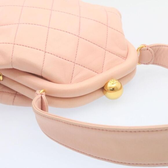 Chanel Matelassé Pink Leather Handbag (Pre-Owned) - Picture 8 of 12